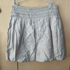 Champagne/cream/natural colored skirt-forever21